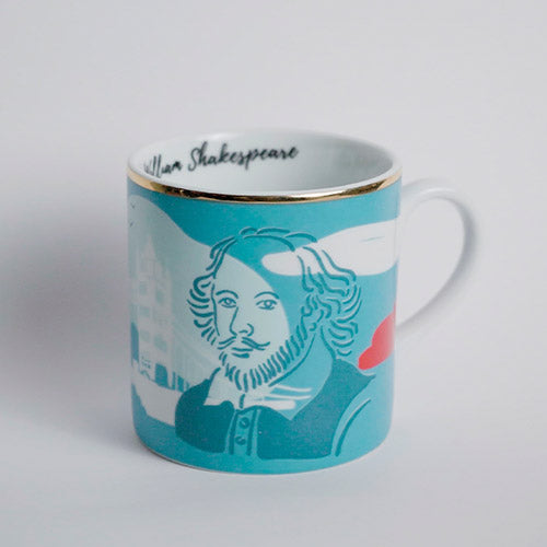 Caneca William Shakespeare + curso O Mercador de Veneza – Coleção Café com Pensadores