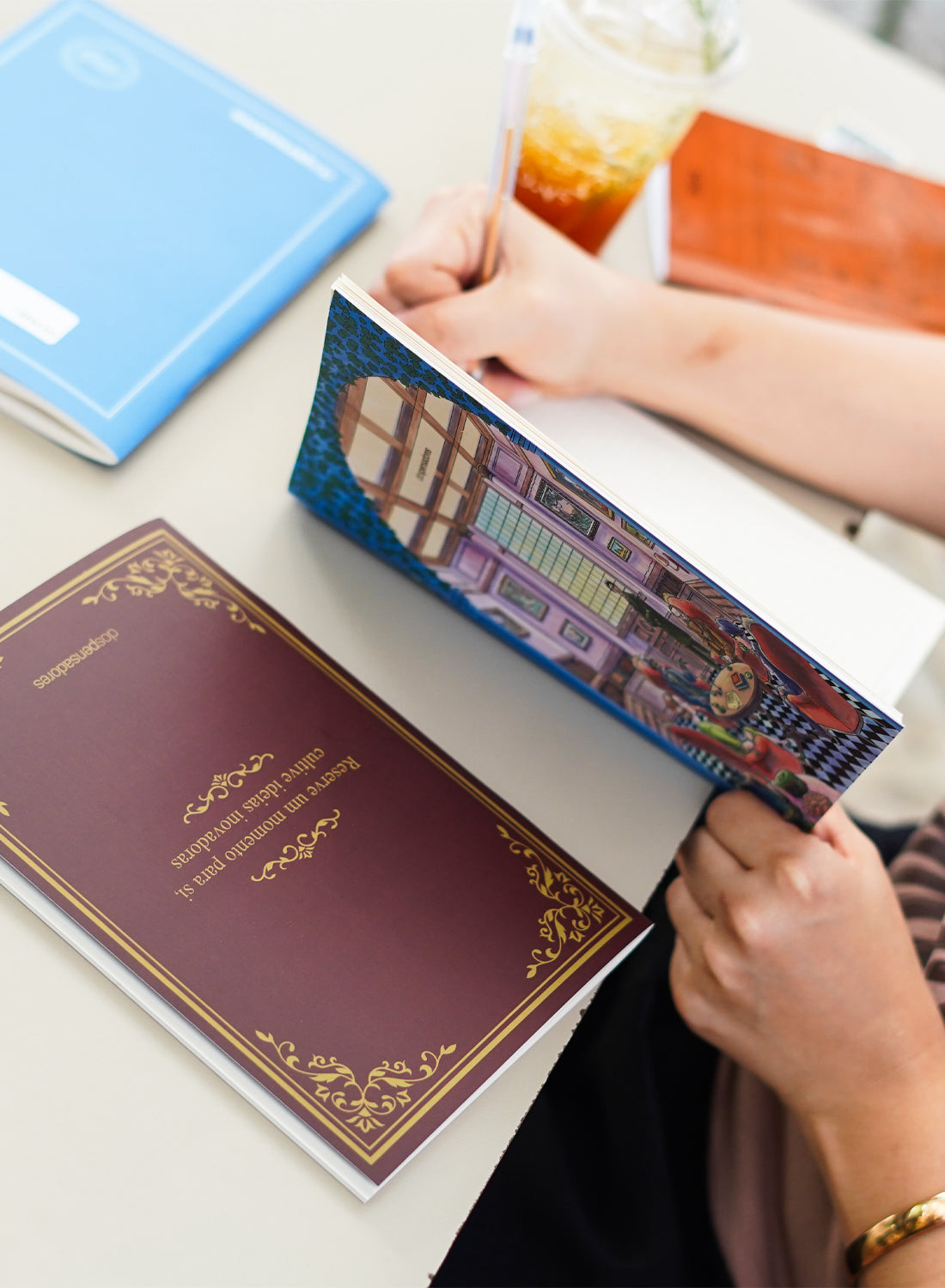 Mini planner 2026 + Cadernetas de Notas (interior diferente)- Kit 4 unidades