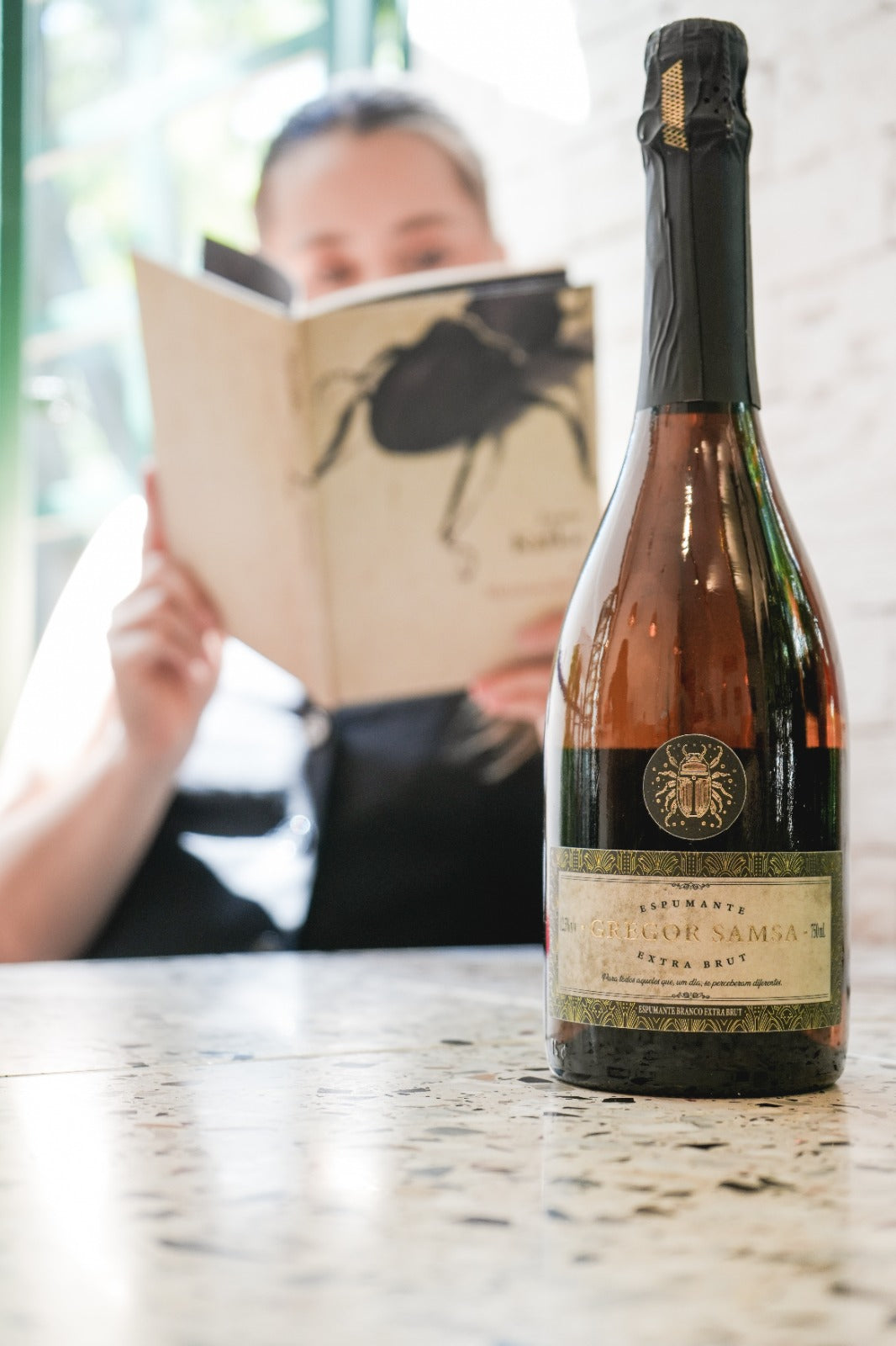 Espumante Gregor Samsa 750ml da Loja dos Pensadores — presente sofisticado que une literatura e enogastronomia