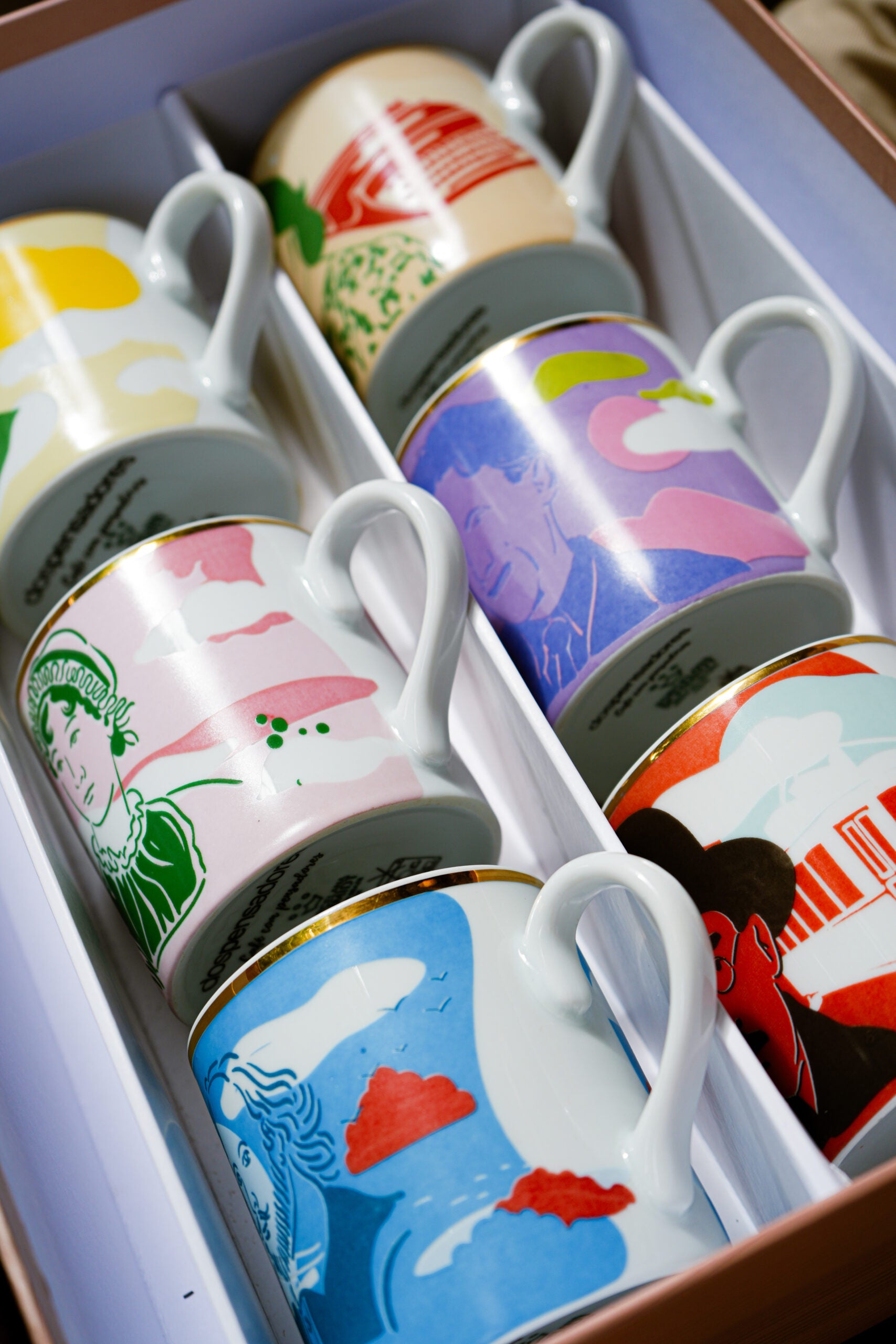 Coleção de canecas Café com Pensadores - 6 peças