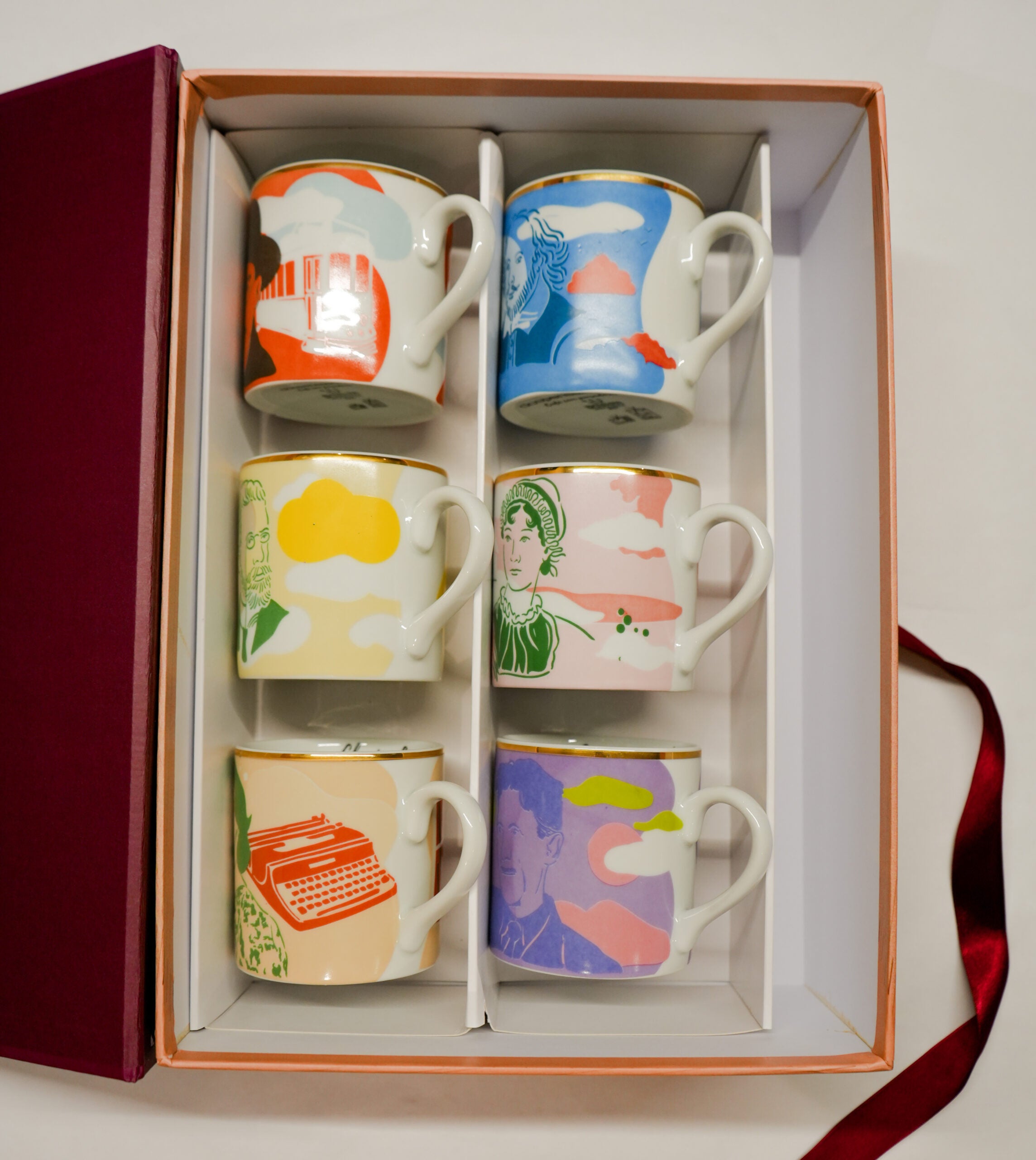 Coleção de canecas Café com Pensadores - 6 peças