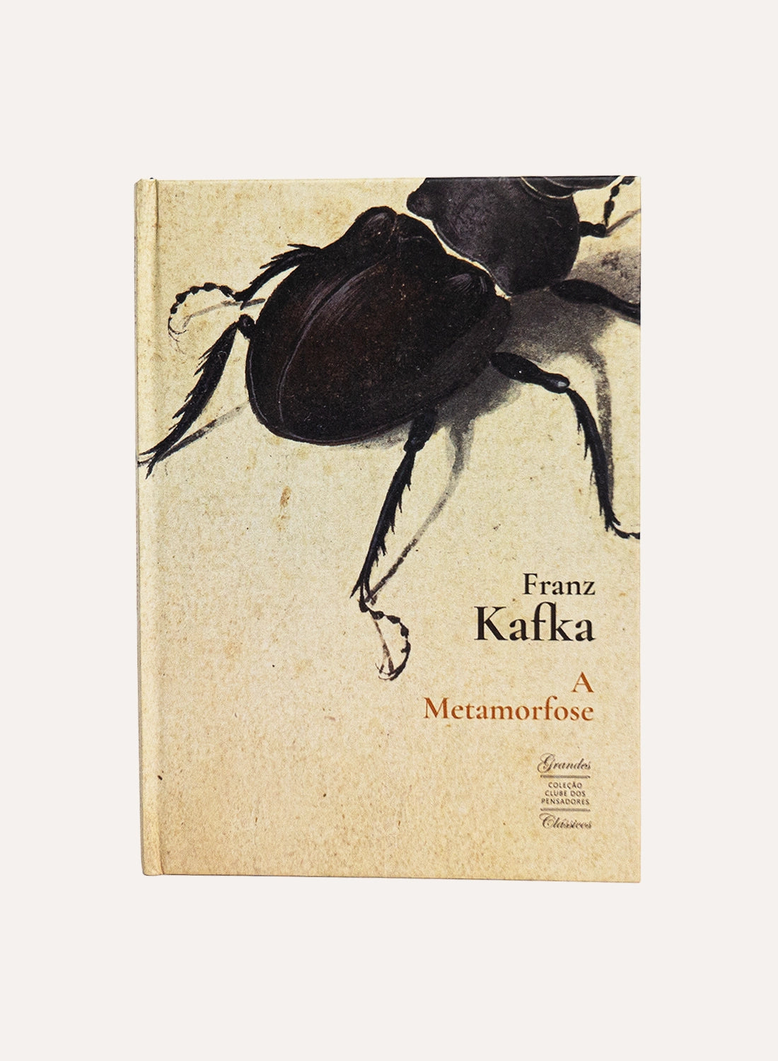 Livro A Metamorfose, de Franz Kafka, em edição capa dura da Loja dos Pensadores